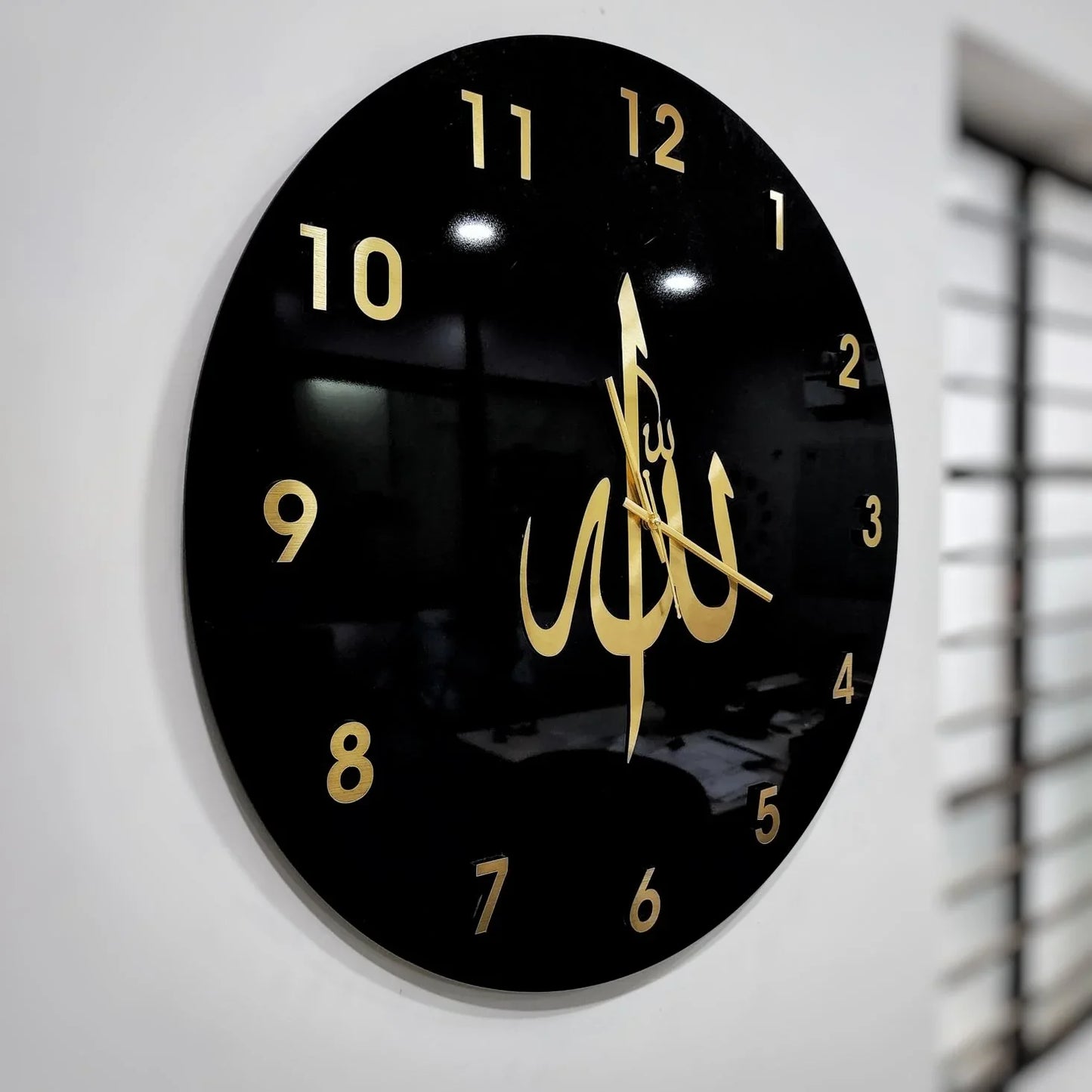 ALLAH Name wall clock Acrylic Material - Islamic Wall Clock - Image 4
