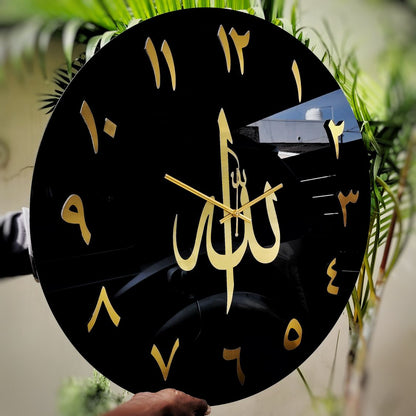 ALLAH Name wall clock Acrylic Material - Islamic Wall Clock - Image 8