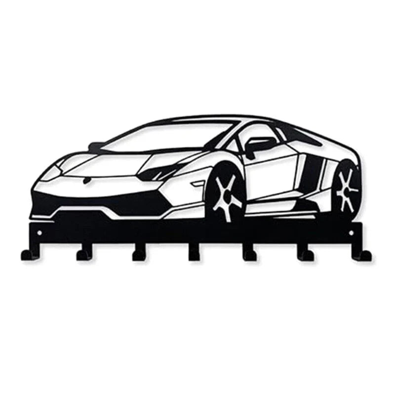Metal Car Key Holder Wall Mount Key Rack for Home Decoration - Image 8