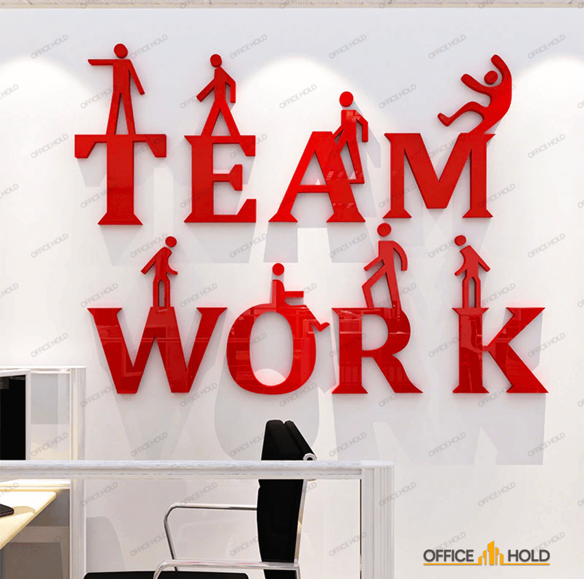 Teamwork 3D Creative Office Decor (tw01) - Wall Decorations - Image 6