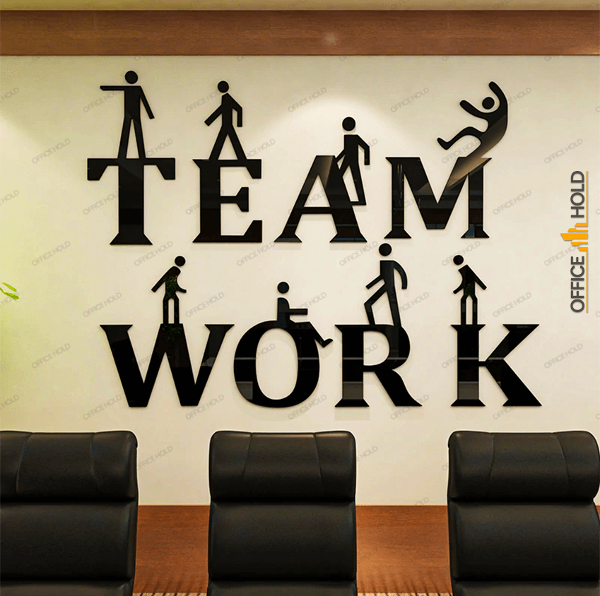 Teamwork 3D Creative Office Decor (tw01) - Wall Decorations - Image 5